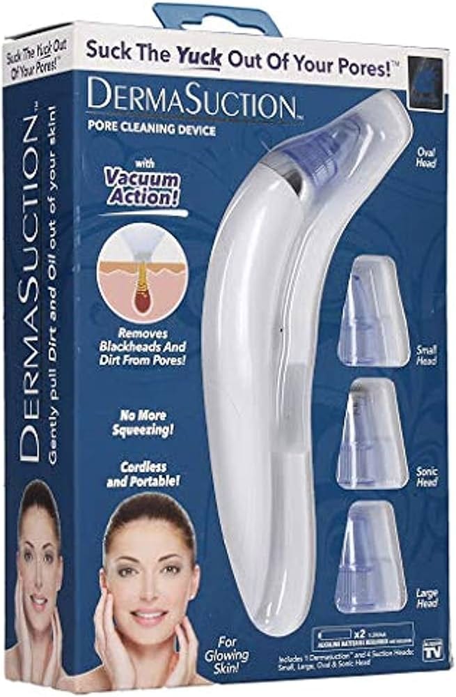 Derma Suction Blackhead Remover – Electric Pore Cleaner & Deep Facial Cleansing Device
