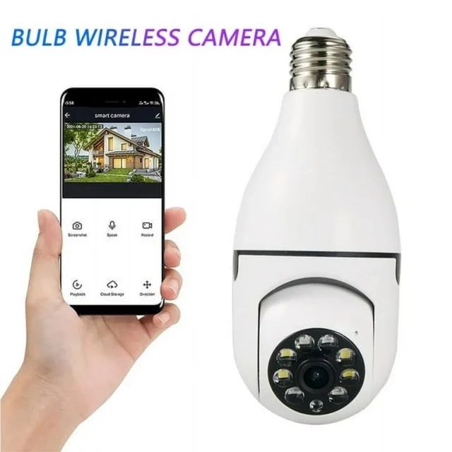 Wireless WIFI Light Bulb Camera-Security Camera