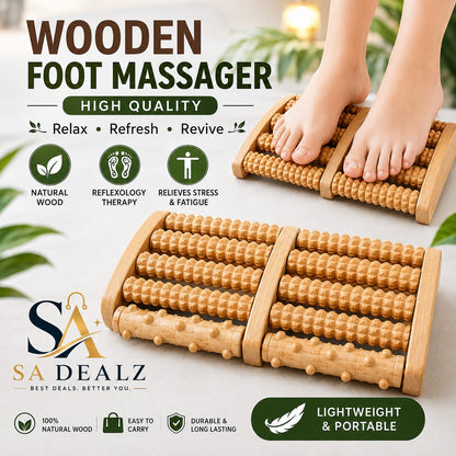 Wooden Foot Massager – Relax, Massage & Refresh Tired Feet