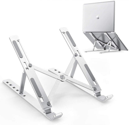 Aluminium Laptop Stand – Adjustable & Ergonomic Laptop Holder