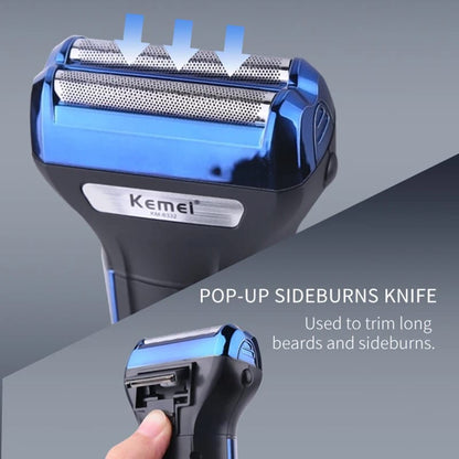 Kemei KM-6330 3-in-1 Grooming Kit – Hair, Body & Nose Trimmer