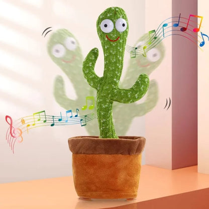 Dancing Cactus Toy with LED Lights – Singing, Talking & Dancing Cactus