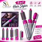 5 in 1 Hair Styler – Dryer, Straightener, Curler & Volumizer with 5 Attachments