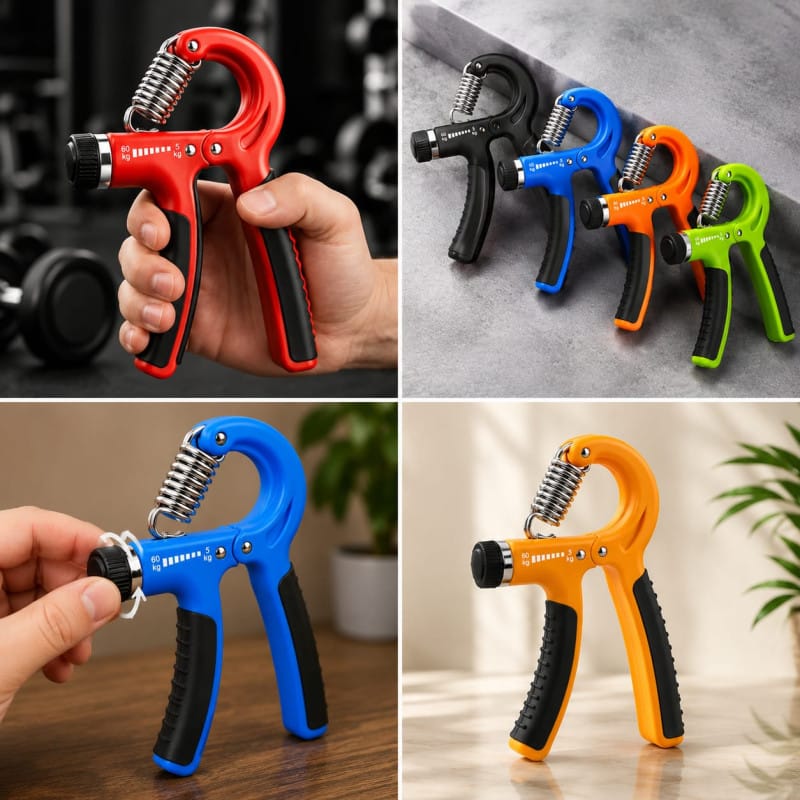 Adjustable Hand Gripper 5-60KG – Hand Grip Strengthener & Forearm Exerciser