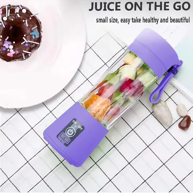 Portable USB Rechargeable Juice Blender – Mini Personal Smoothie Maker