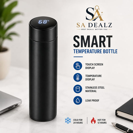 Smart Temperature Display Water Bottle – Stainless Steel Vacuum Flask