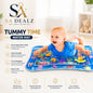 Baby Tummy Time Water Mat – Inflatable Sensory Play Mat for Babies