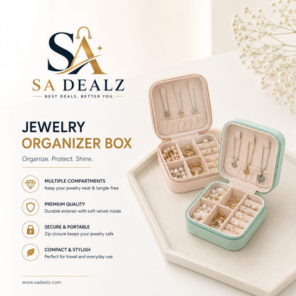 Jewelry Organizer Box – Compact & Stylish