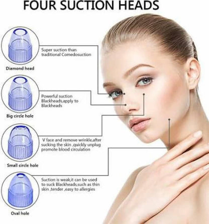 Derma Suction Blackhead Remover – Electric Pore Cleaner & Deep Facial Cleansing Device
